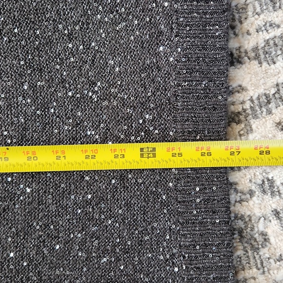 a.n.a. Castlerock Pewter Sequins Sweater - Picture 9 of 17